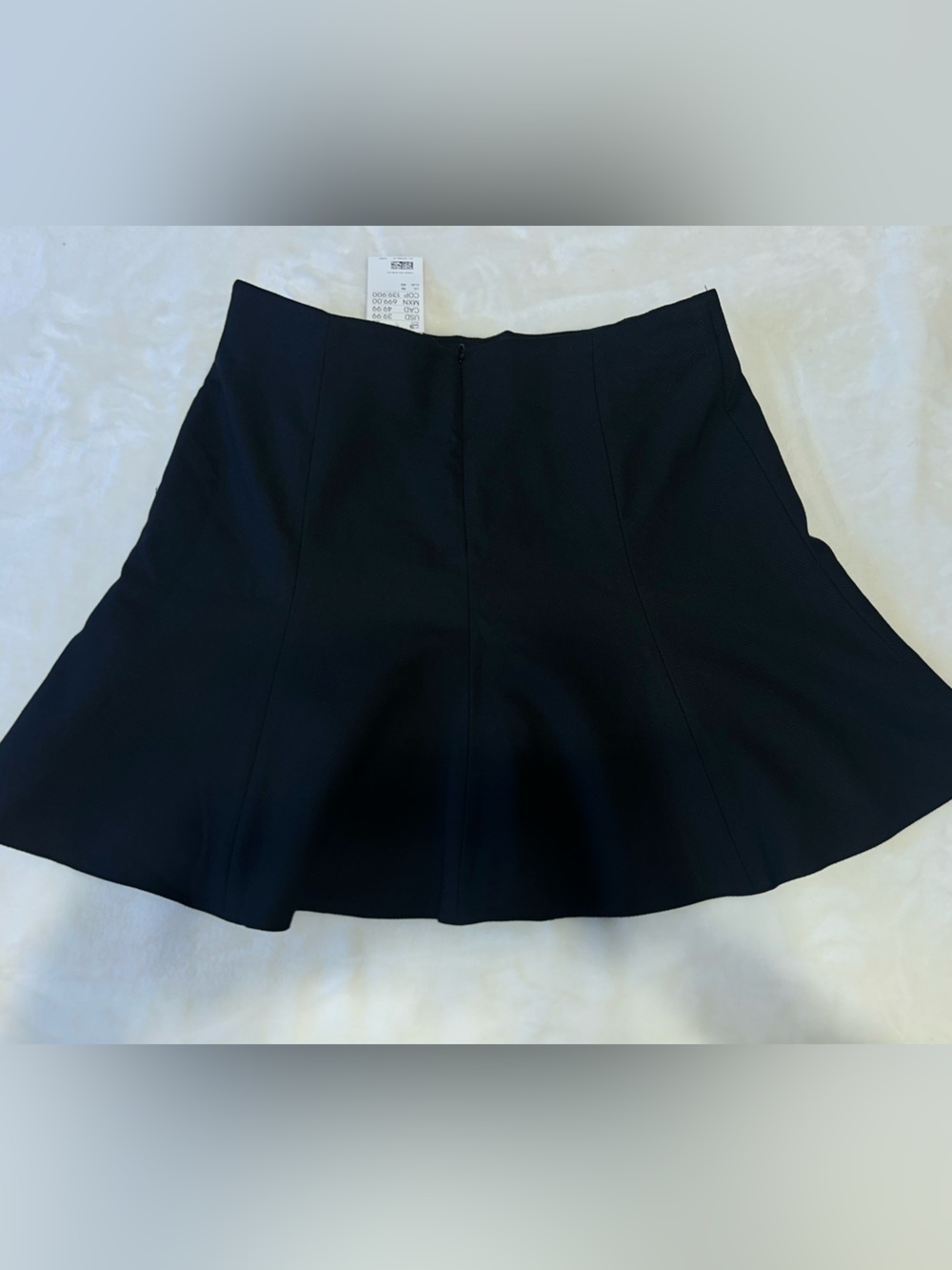 NWT - H&M Black Flared Skater Skirt